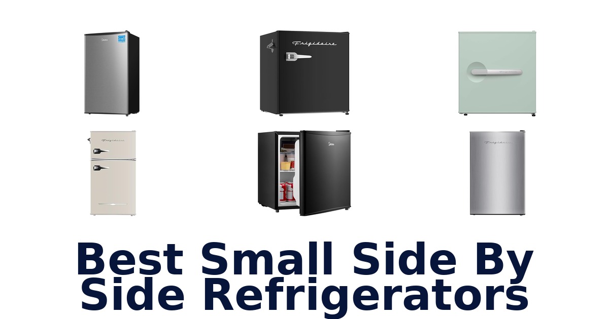 best small side by side refrigerators
