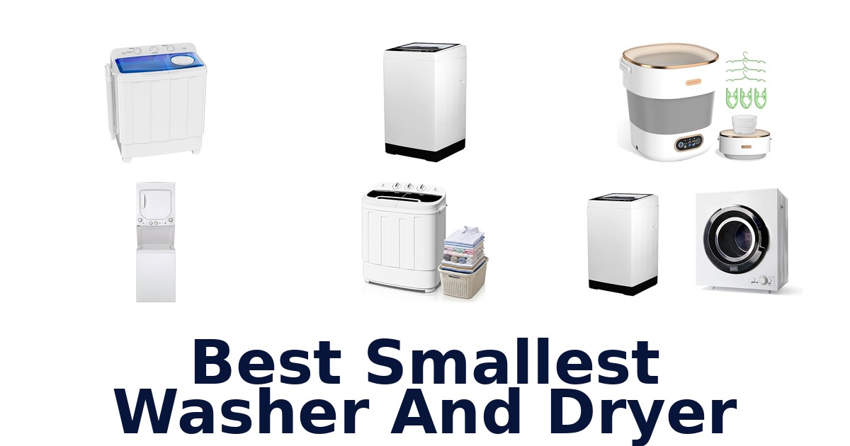 BEST Smallest Washer Dryers: Top 10 Compact Picks!
