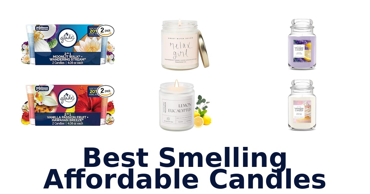 best smelling affordable candles