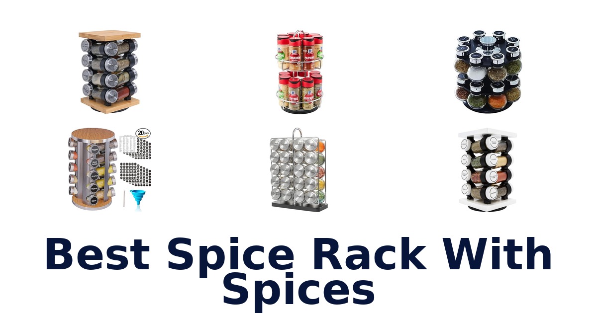 best spice rack with spices