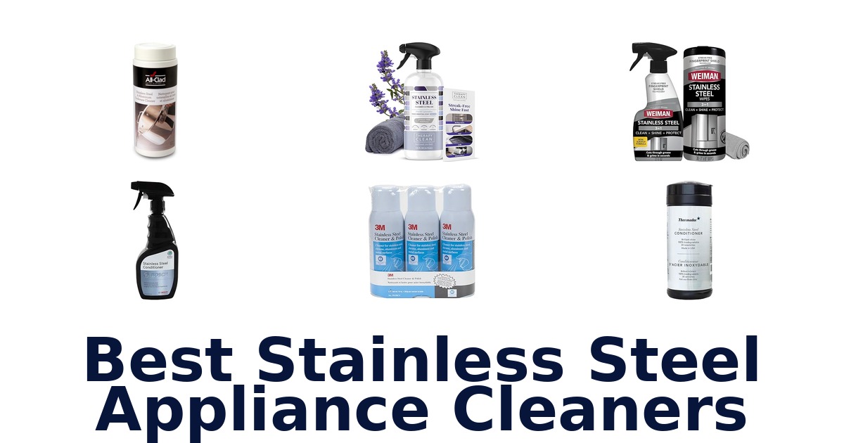 best stainless steel appliance cleaners