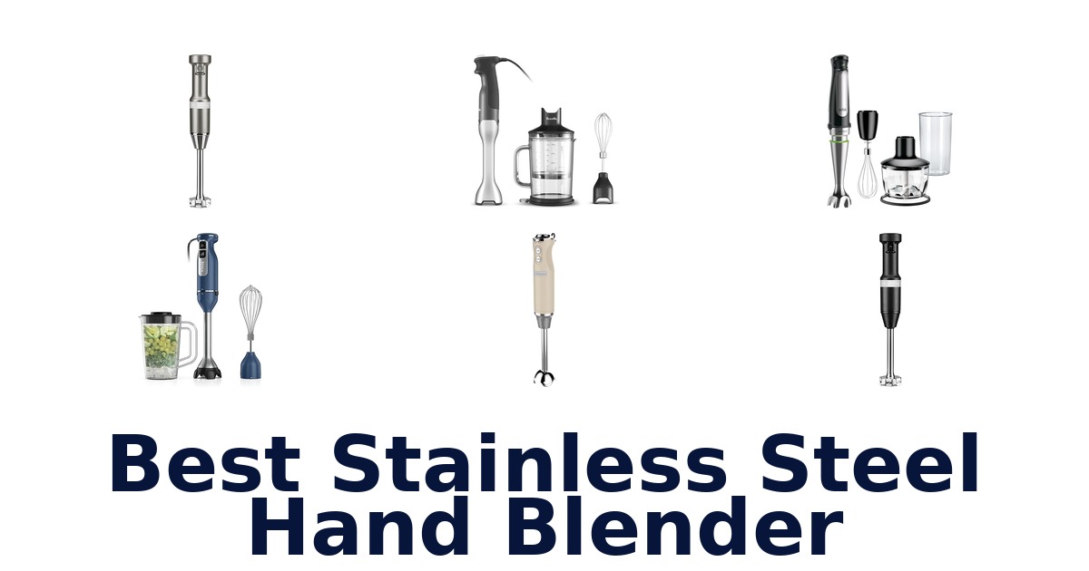 best stainless steel hand blender