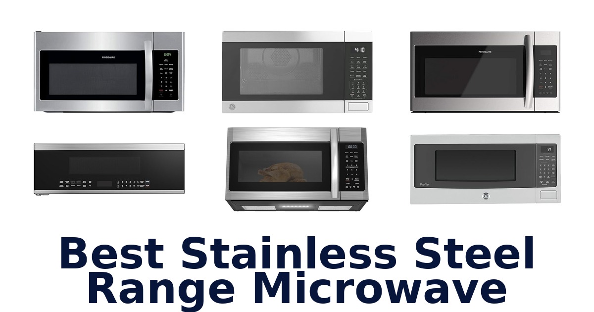 best stainless steel range microwave