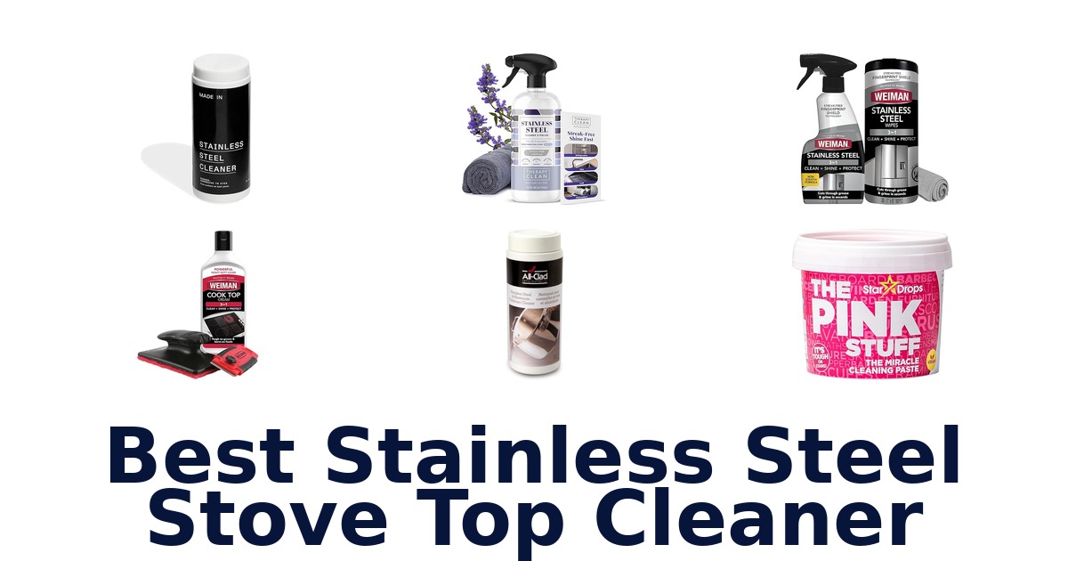 best stainless steel stove top cleaner