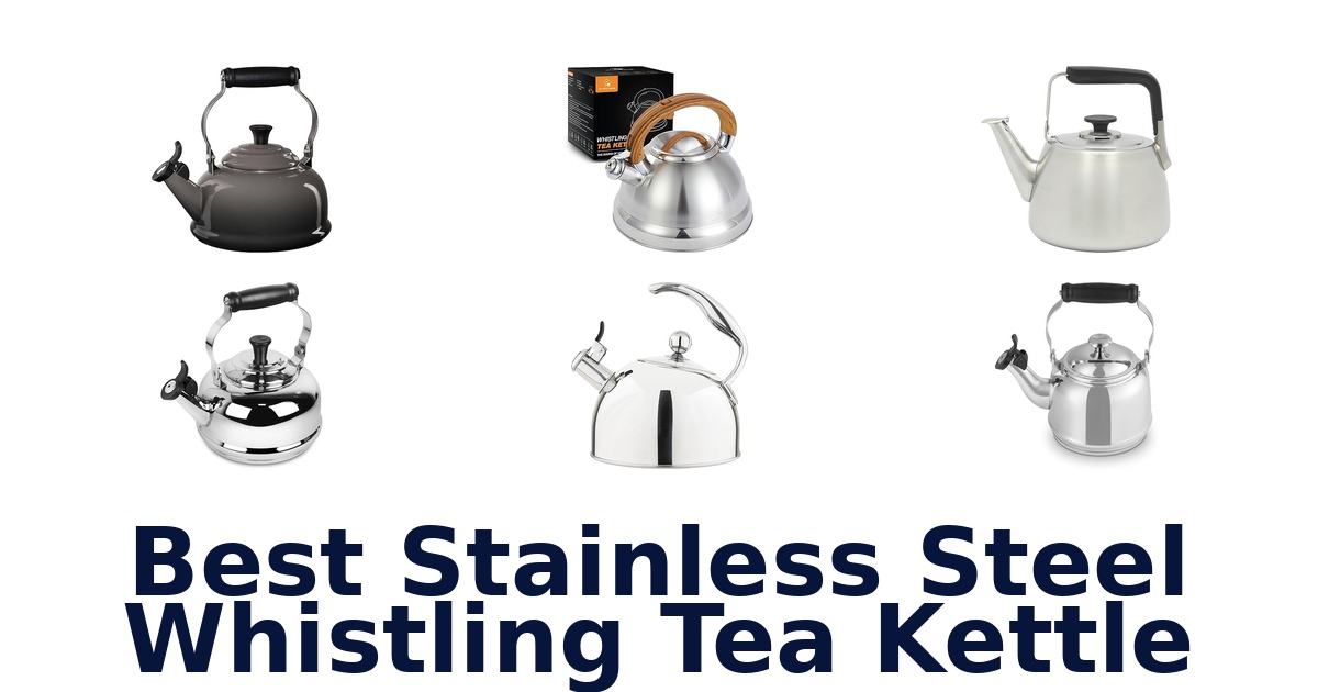 best stainless steel whistling tea kettle