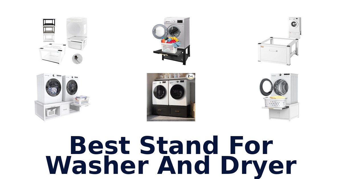 BEST Stand for Washer & Dryer: Top 10 Picks!
