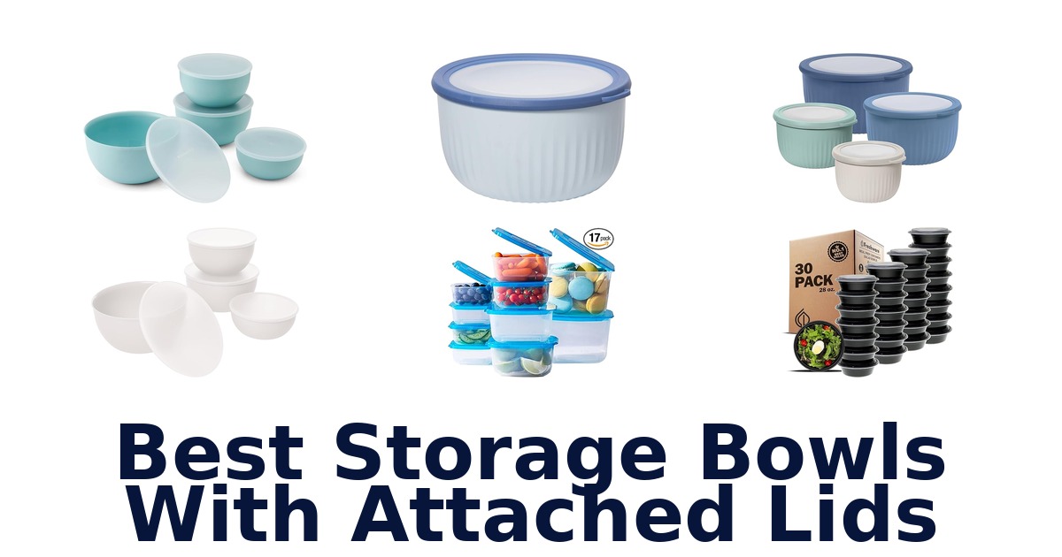 best storage bowls with attached lids