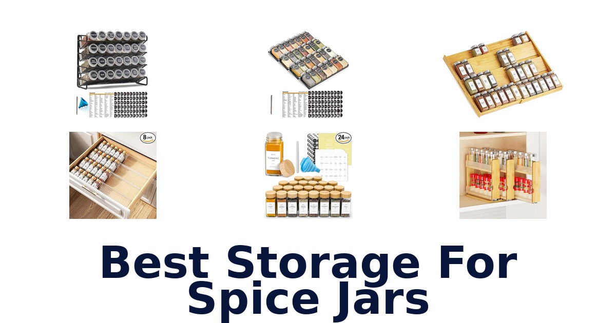 best storage for spice jars