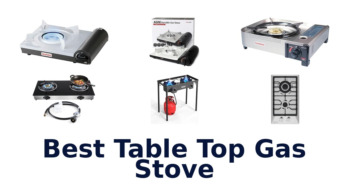 best table top gas stove