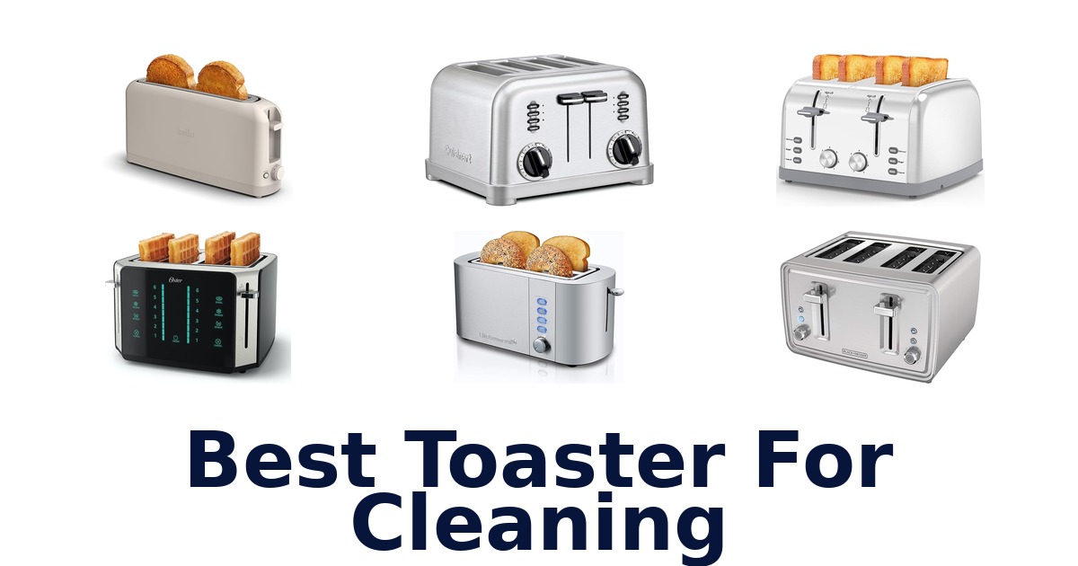 best toaster for cleaning