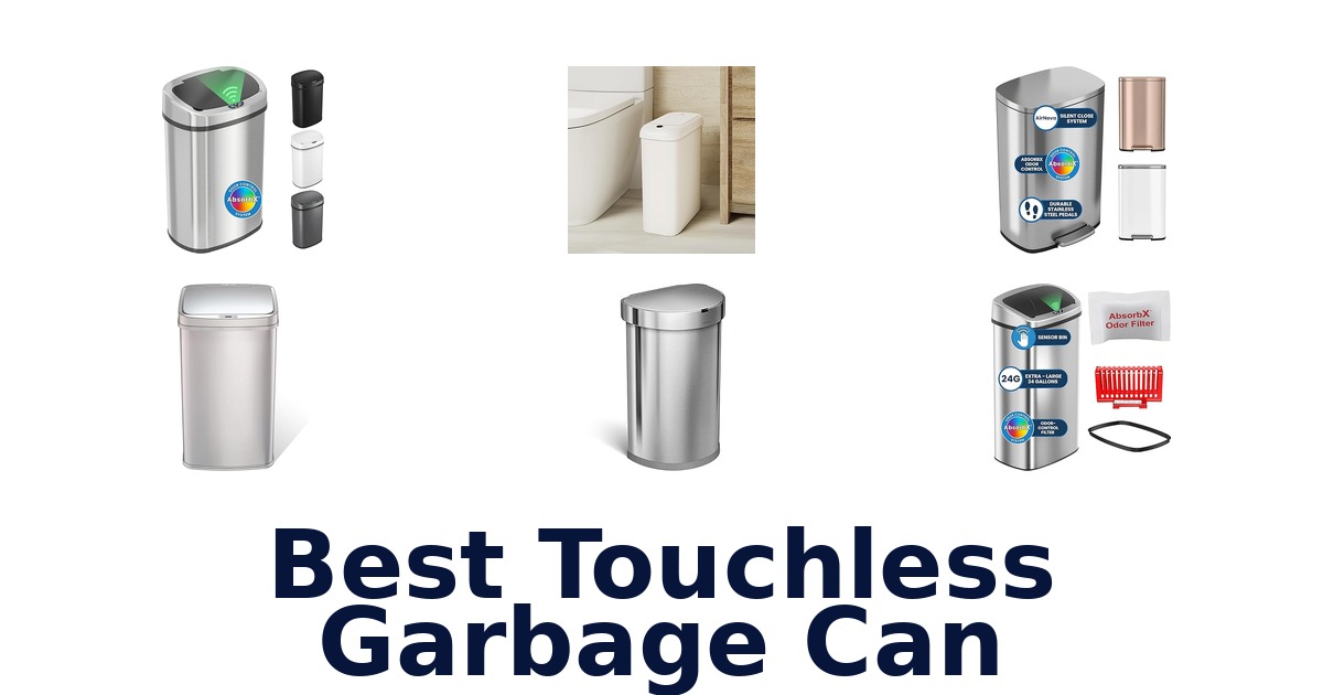 best touchless garbage can