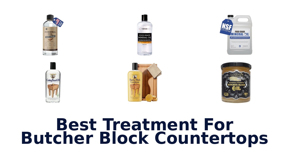 best treatment for butcher block countertops