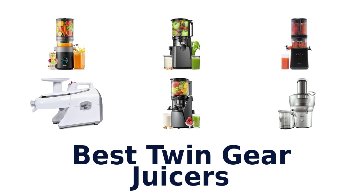 best twin gear juicers