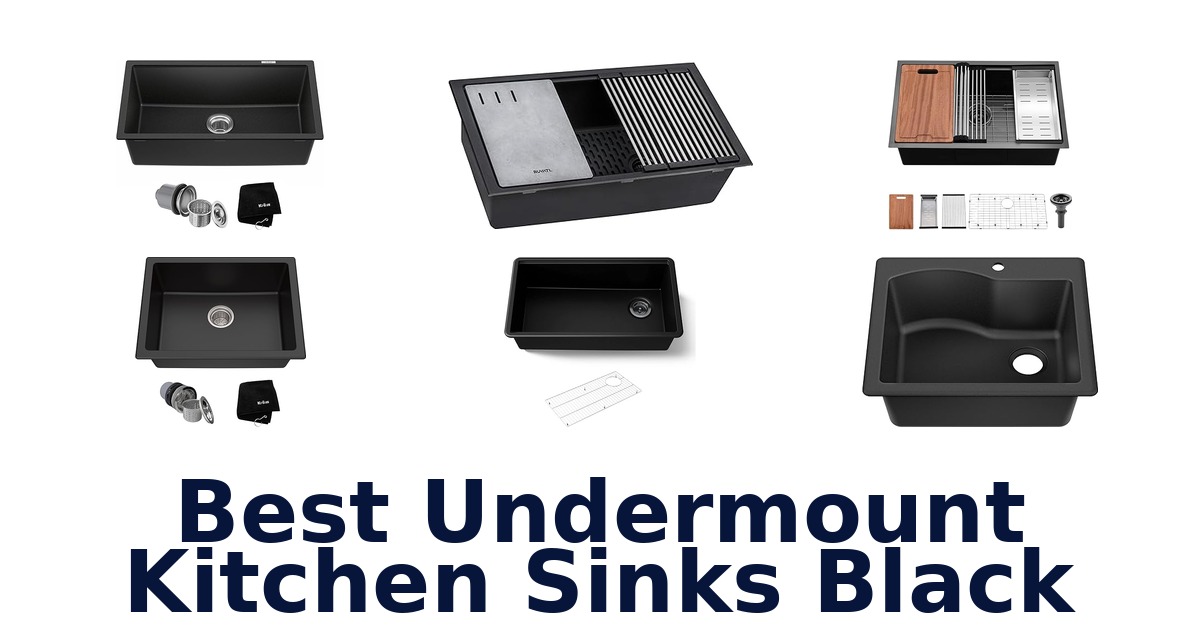 best undermount kitchen sinks black