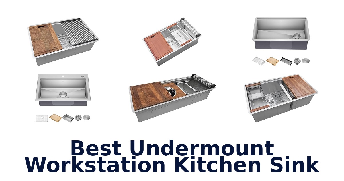 best undermount workstation kitchen sink