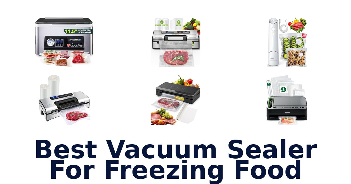 best vacuum sealer for freezing food