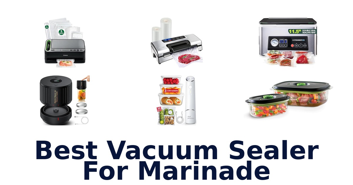 best vacuum sealer for marinade