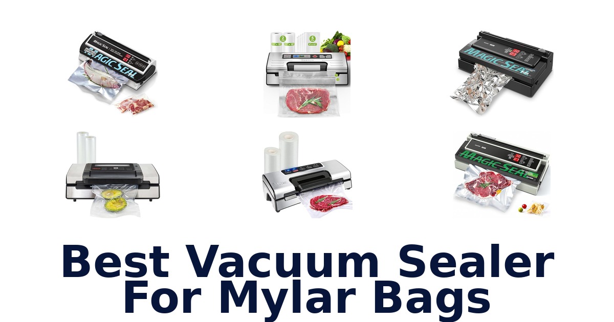 best vacuum sealer for mylar bags