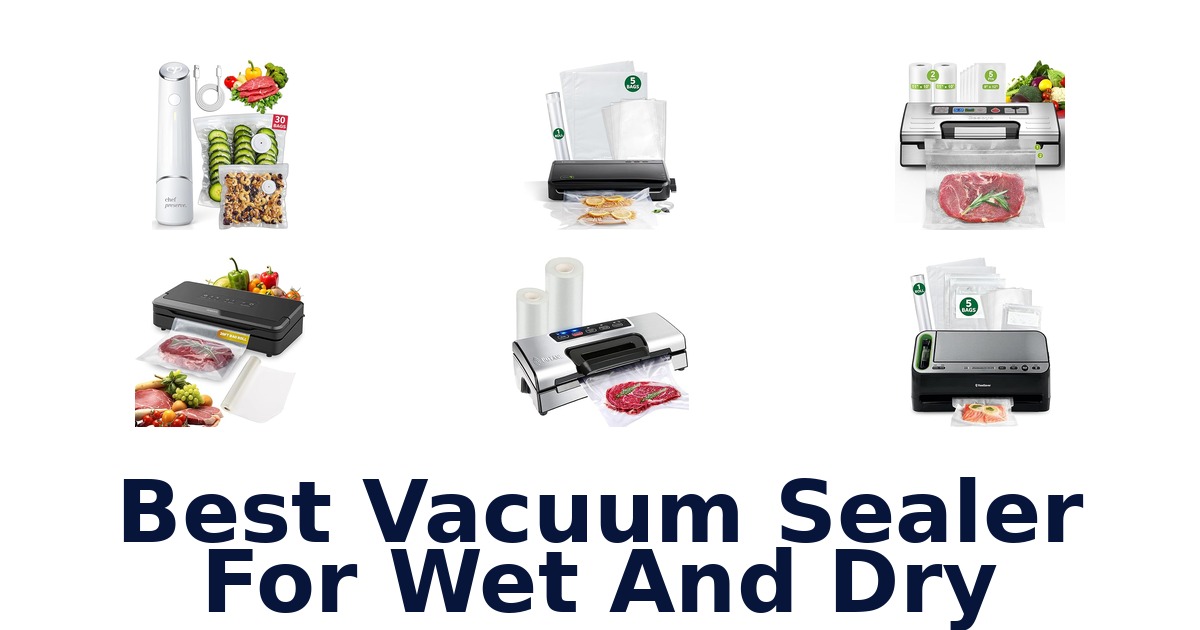 best vacuum sealer for wet and dry