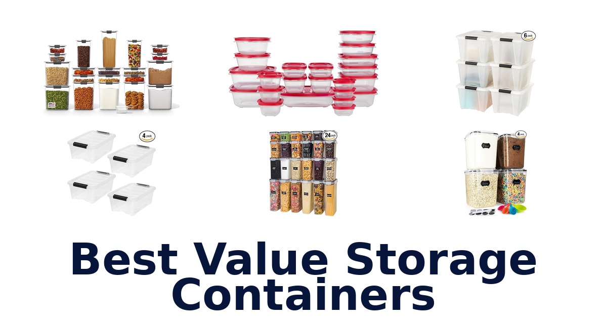 best value storage containers