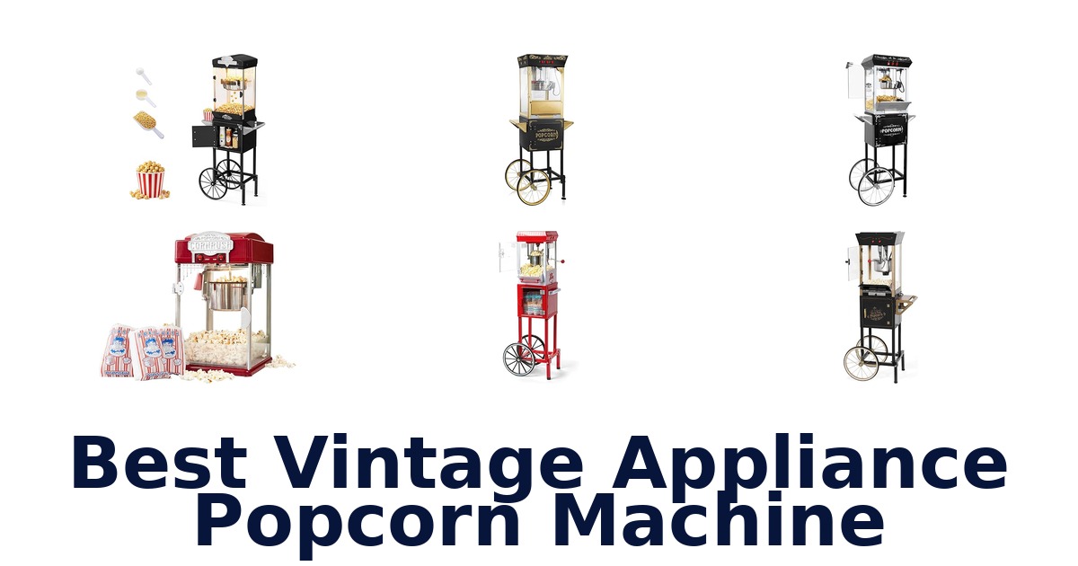 best vintage appliance popcorn machine
