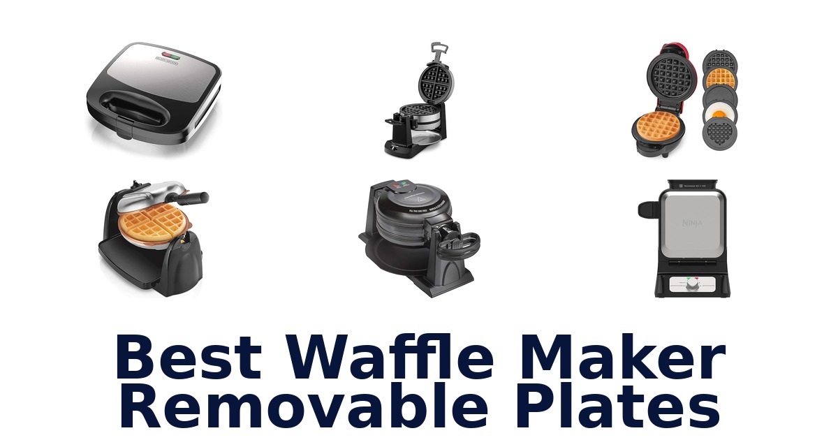 best waffle maker removable plates