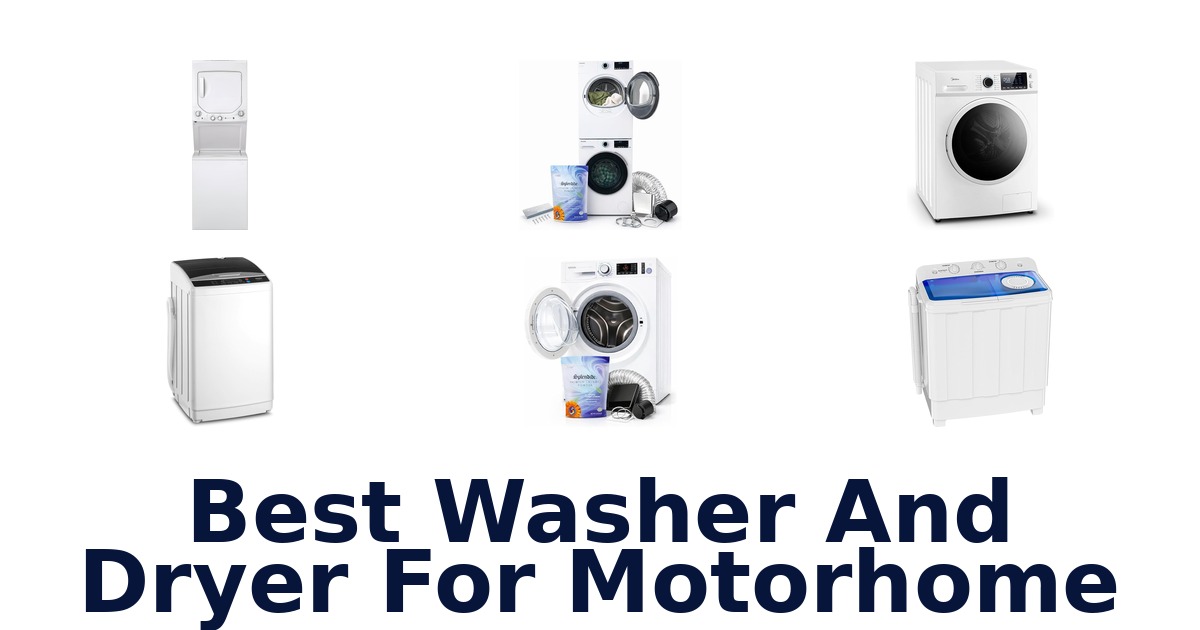 best washer and dryer for motorhome