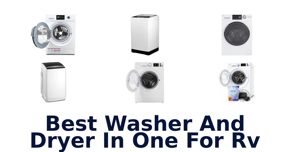 best washer and dryer in one for rv