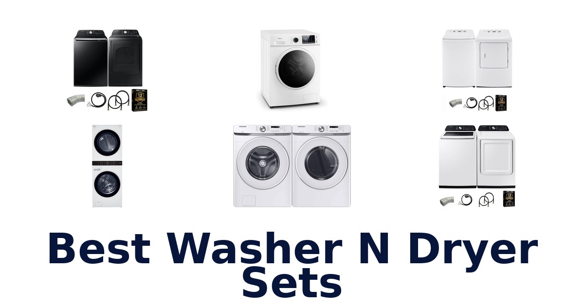 best washer n dryer sets