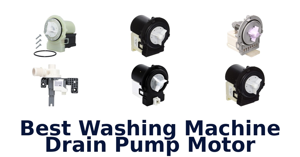 best washing machine drain pump motor