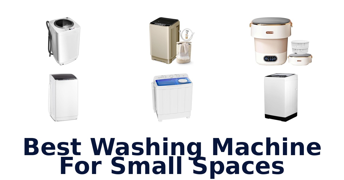 best washing machine for small spaces