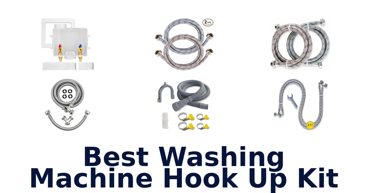 best washing machine hook up kit