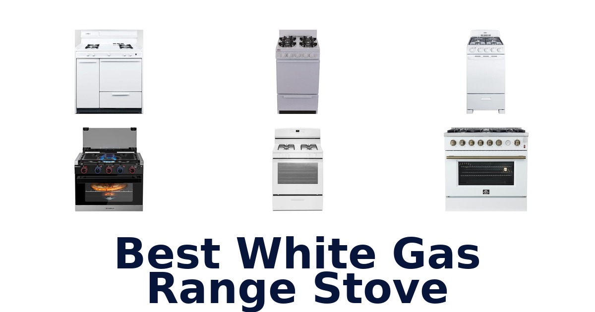 best white gas range stove