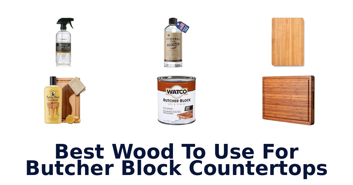 best wood to use for butcher block countertops